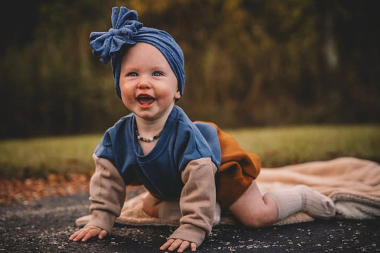 Color Block Bubble Romper - Tiny Cubs and co.