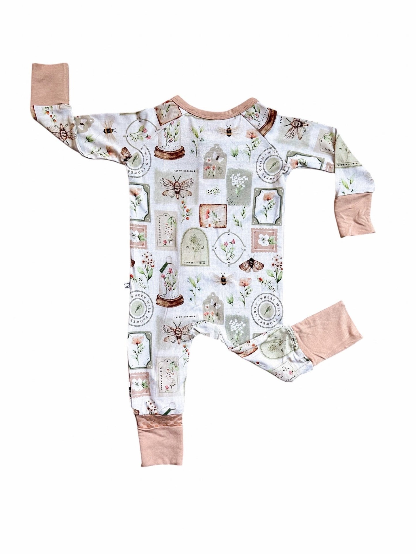 Cottage Garden Bamboo Romper - Tiny Cubs and co.