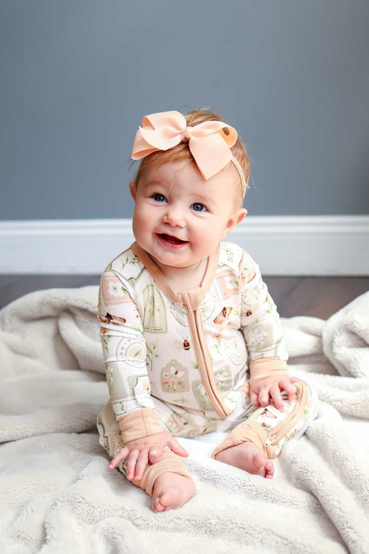 Cottage Garden Bamboo Romper - Tiny Cubs and co.