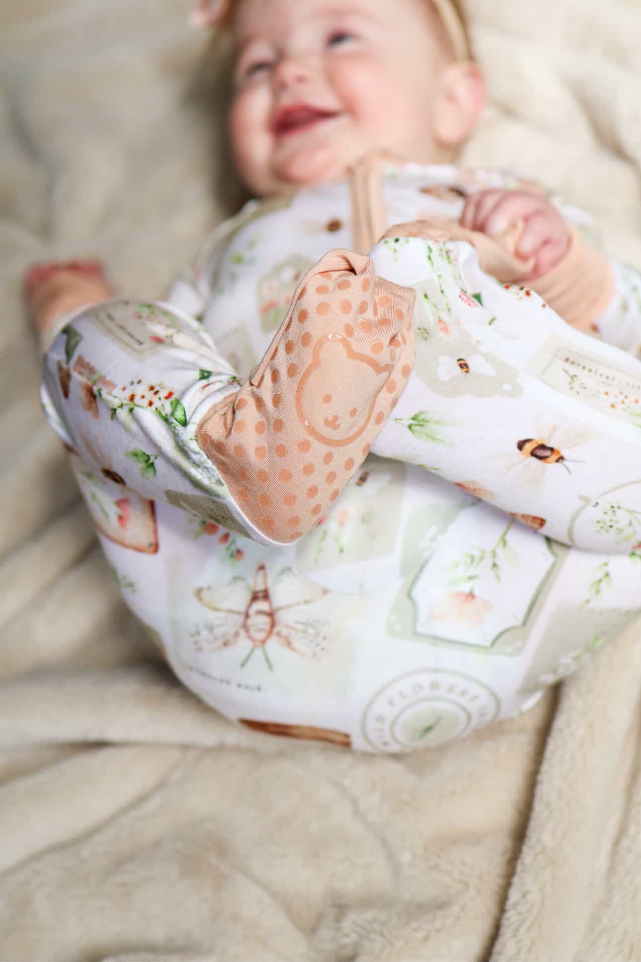 Cottage Garden Bamboo Romper - Tiny Cubs and co.