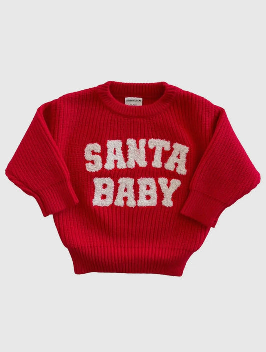 Knit Sweater | Santa Baby - Tiny Cubs and co.