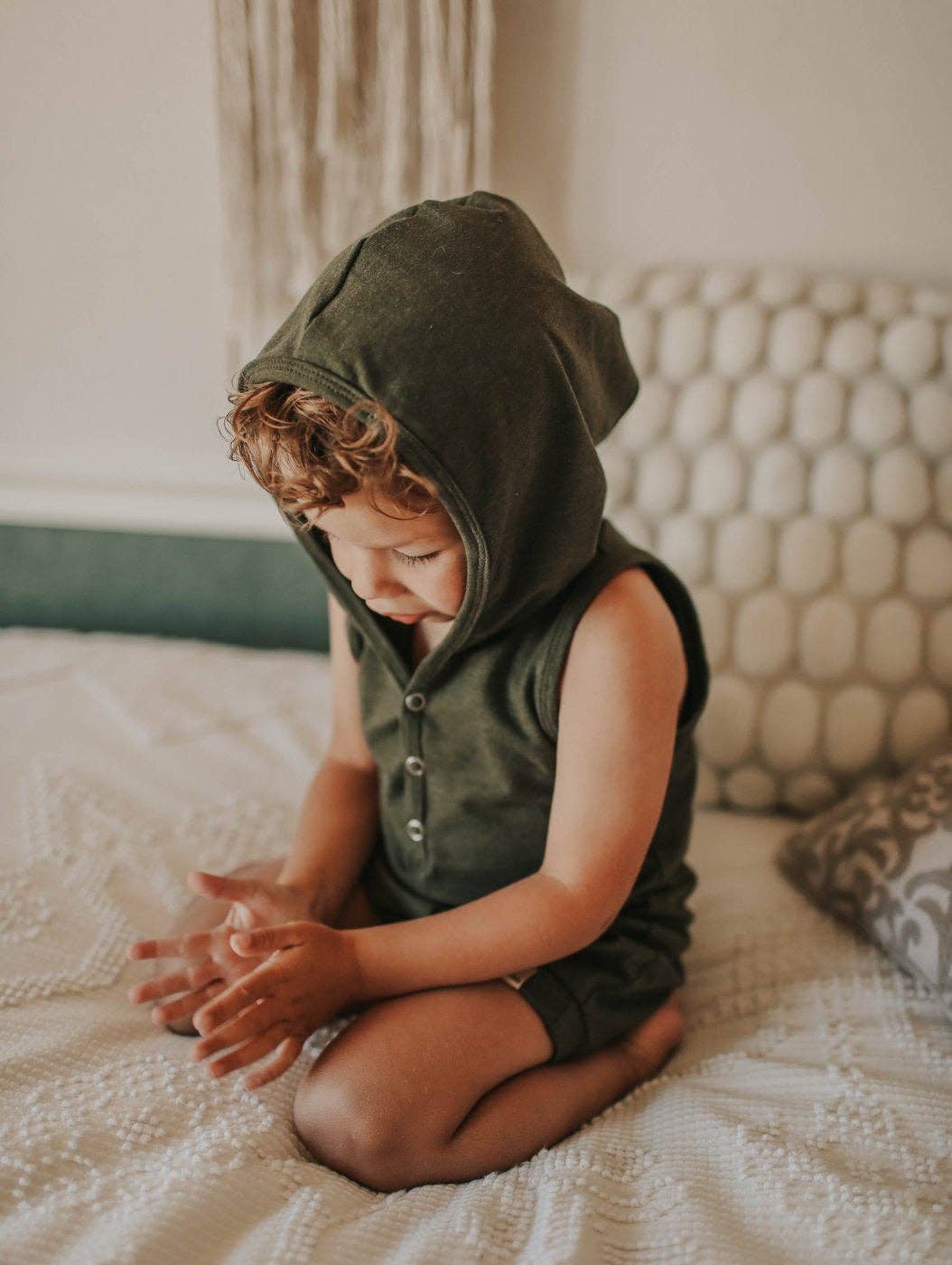 Finley Hooded Romper