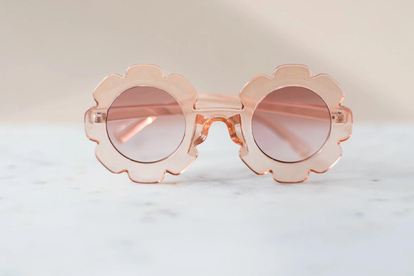 Toddler & Kid Daisy Sunglasses - Peach