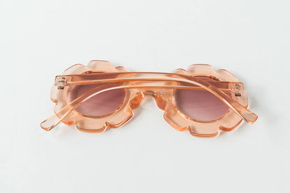 Toddler & Kid Daisy Sunglasses - Peach