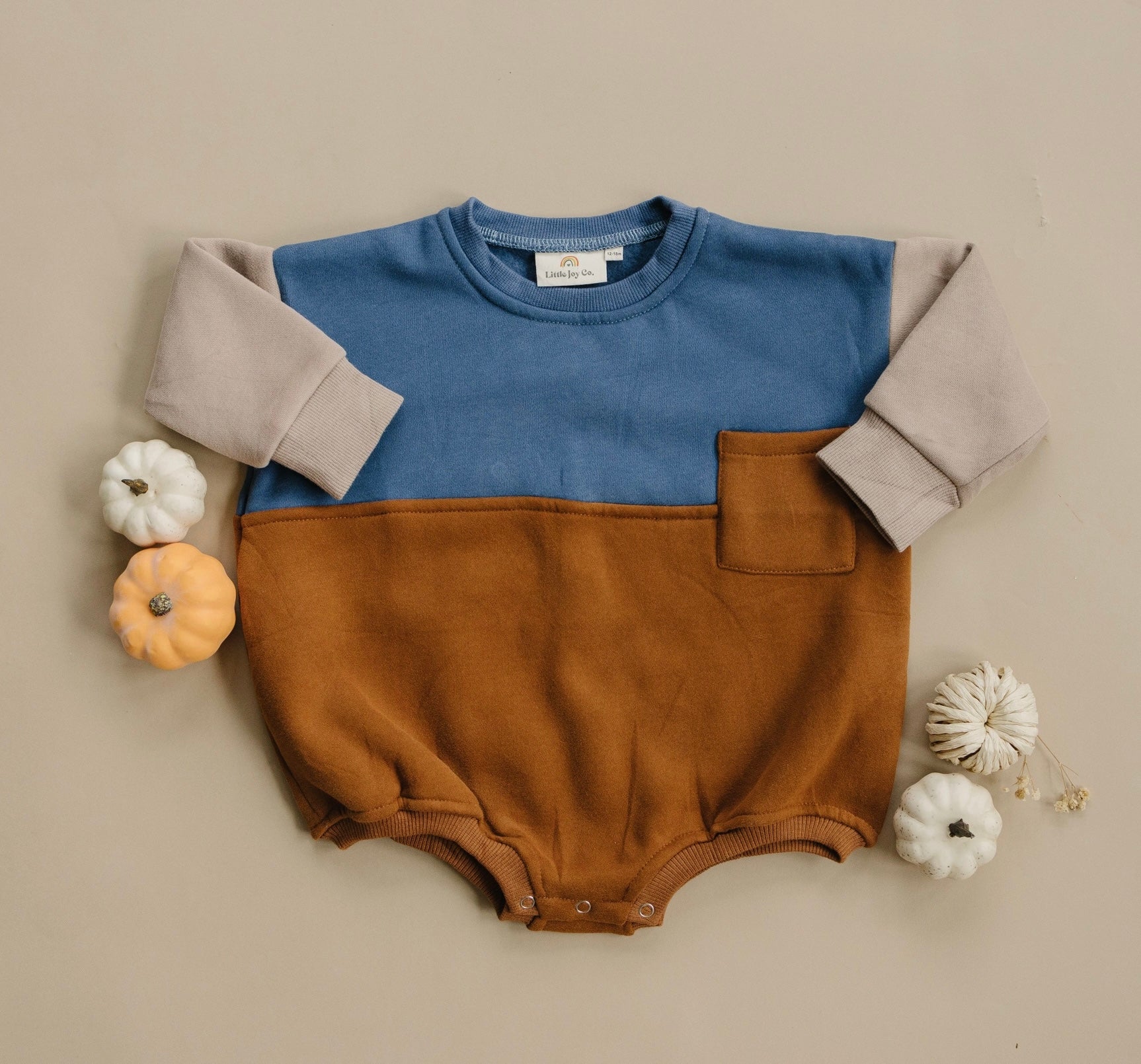 Color Block Bubble Romper - Tiny Cubs and co.