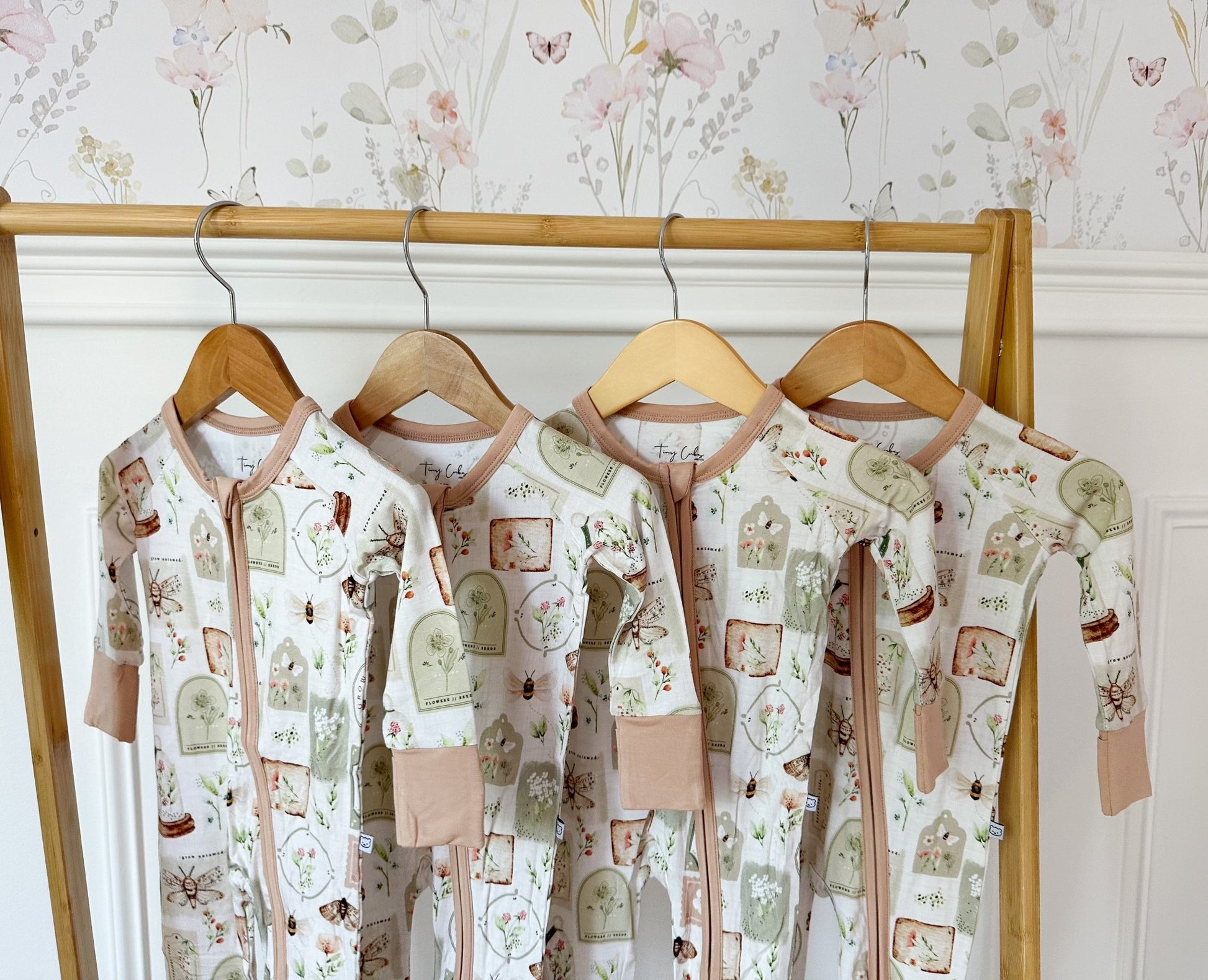 Cottage Garden Bamboo Romper - Tiny Cubs and co.