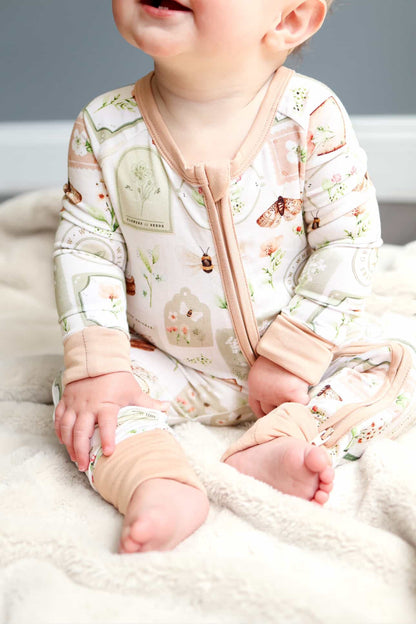 Cottage Garden Bamboo Romper - Tiny Cubs and co.