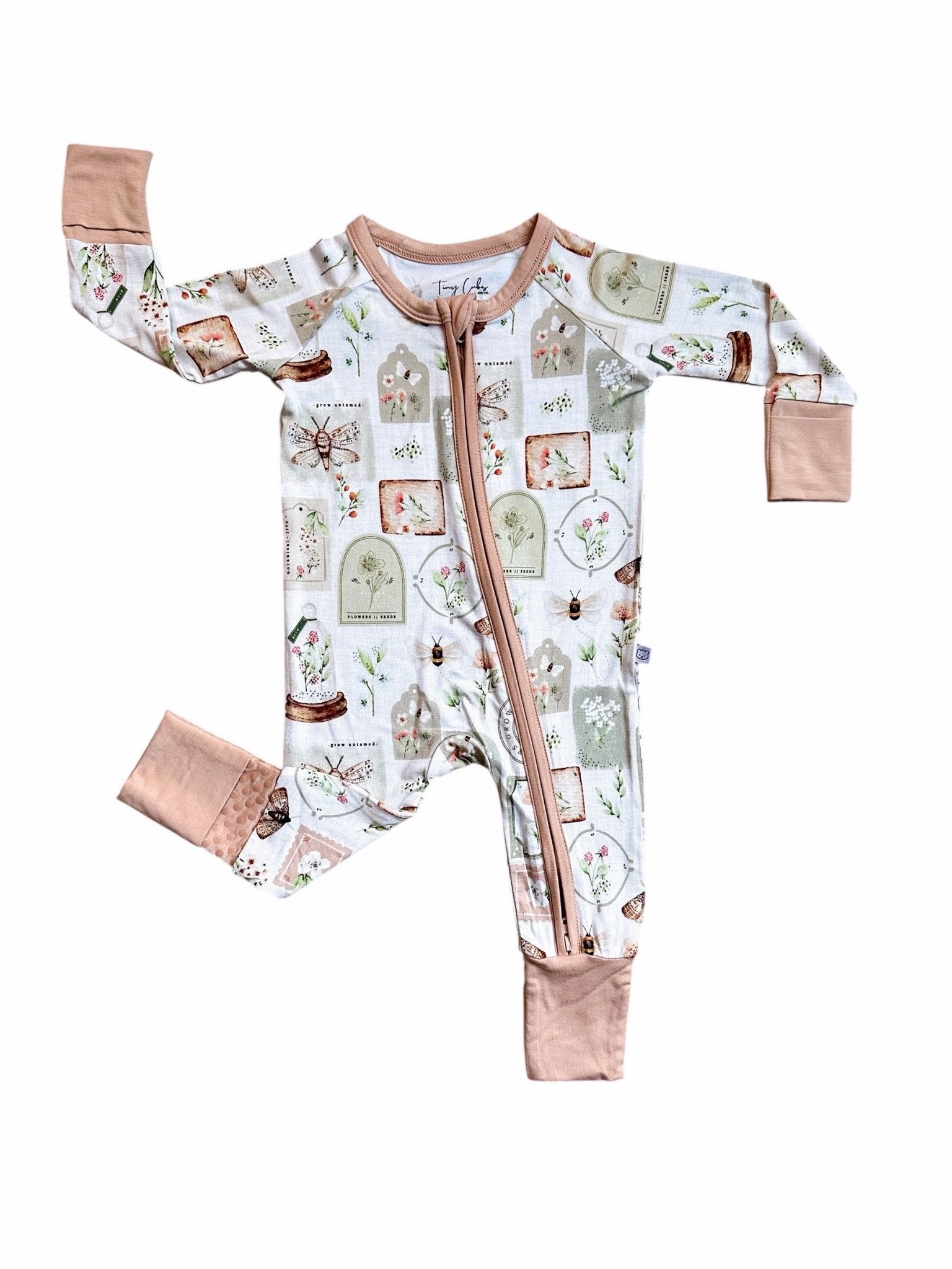 Cottage Garden Bamboo Romper - Tiny Cubs and co.