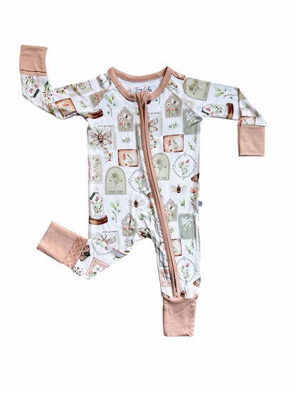 Cottage Garden Bamboo Romper - Tiny Cubs and co.