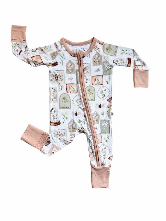 Cottage Garden Bamboo Romper - Tiny Cubs and co.