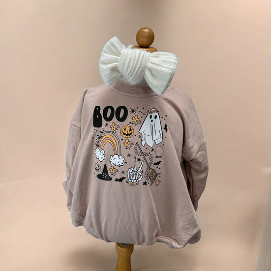 Halloween Oversized Bubble Romper - Tiny Cubs and co.