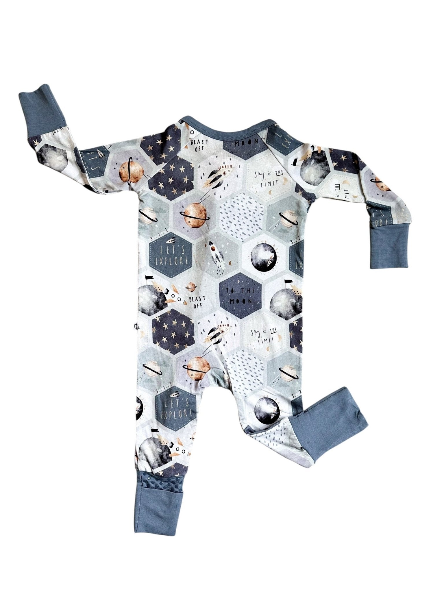 Little Explorer Bamboo Romper - Tiny Cubs and co.