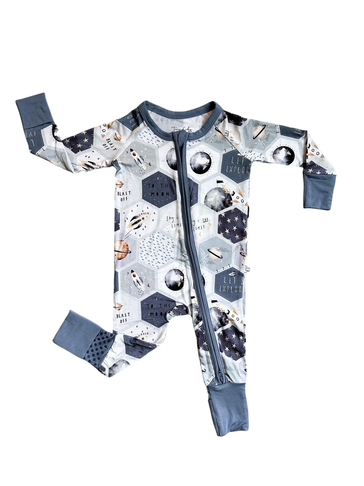 Little Explorer Bamboo Romper - Tiny Cubs and co.