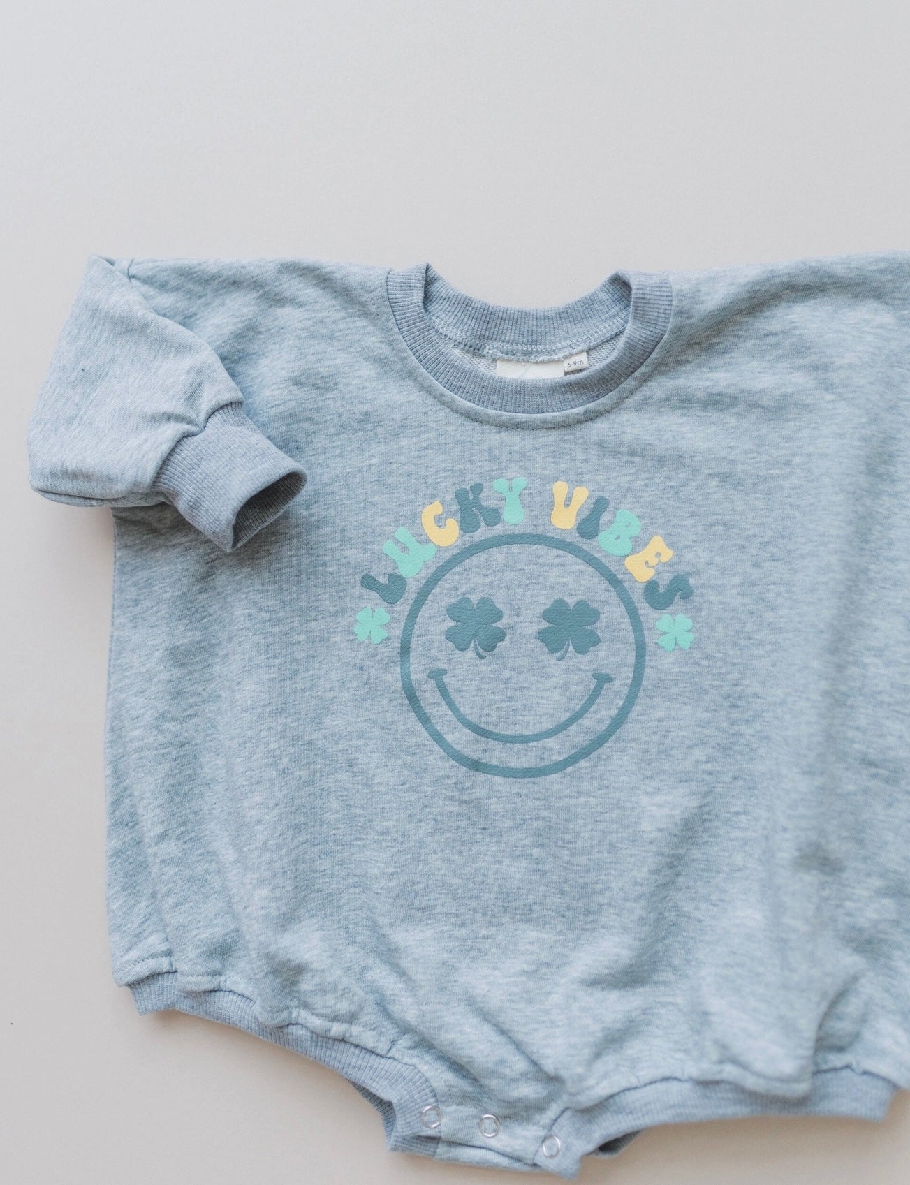 Lucky Vibes Bubble Romper - Tiny Cubs and co.