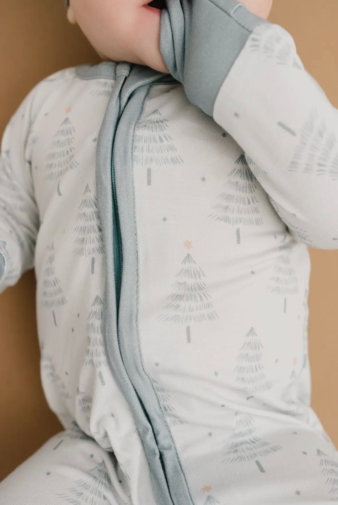 Noel Bamboo Romper - Tiny Cubs and co.