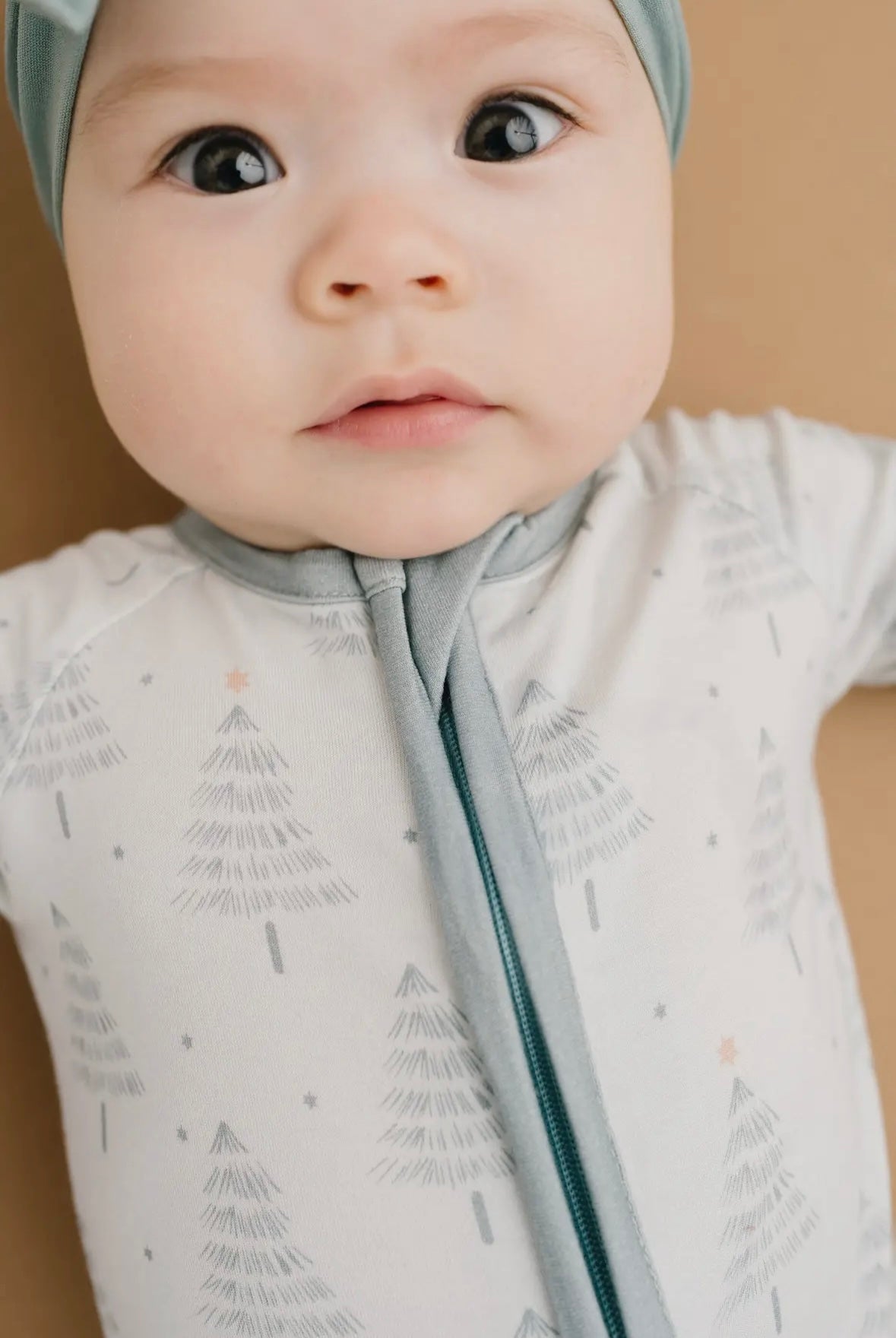 Noel Bamboo Romper - Tiny Cubs and co.